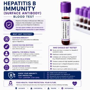 Hepatitis B Immunity (Surface Antibody) Blood Test