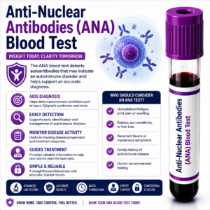 Anti-Nuclear Antibodies (ANA) Blood Test (Titre & Pattern)